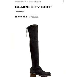 STUART WEITZMAN BRAND NEW IN BOX SIZE 9 BLAIRE CITY BOOT✨✨
⭐️⭐️ NEVER WORN⭐️⭐️